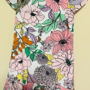 Vibrant Floral Midi Dress